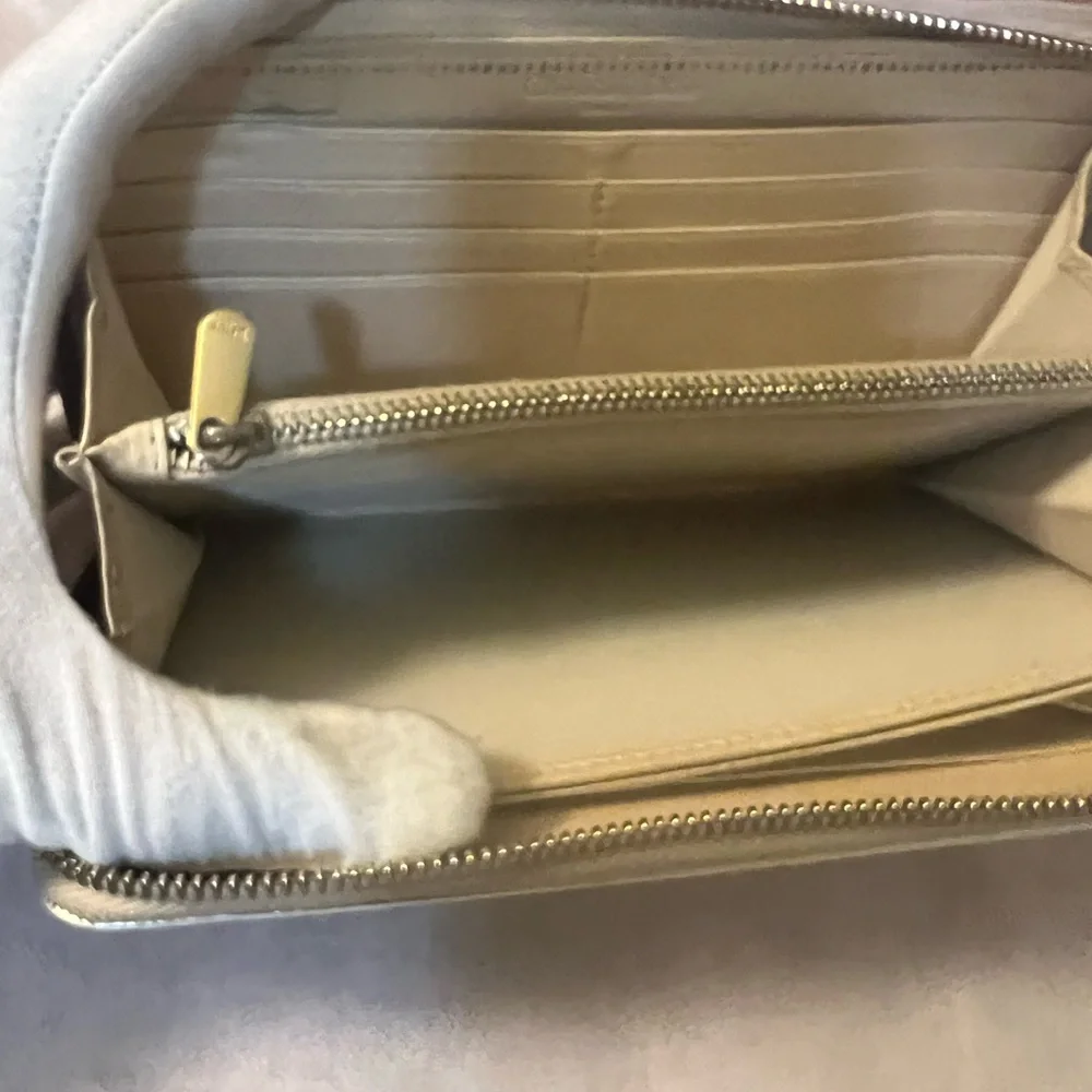 Dior Metallic Gold Women's Wallet